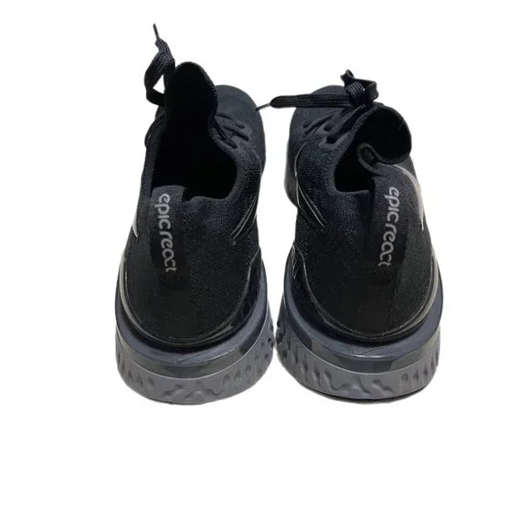 Nike Epic React Flyknit 2 Black Anthracite Men's Shoes BQ8928-001 Multi S 11.5 - Picture 4 of 7